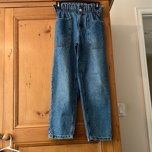 Zara girls- high waisted jeans